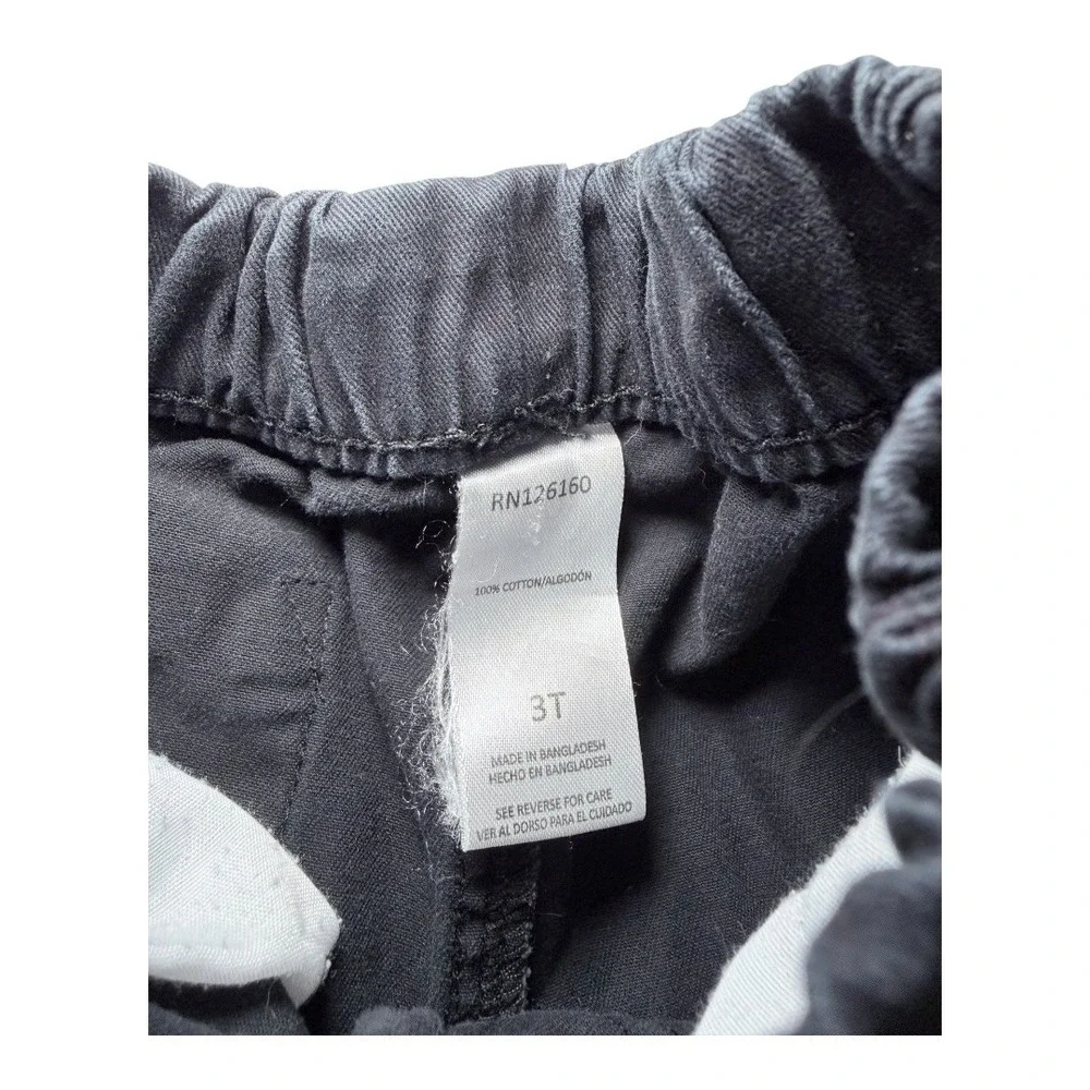 Chaps Sweater Gap Pants‎ Kids 3T Set Fair Isle Quarter Zip Joggers Raglan Black